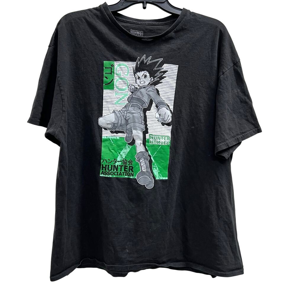 Hunter x Hunter Gon Association graphic black tee t-shirt sz XL